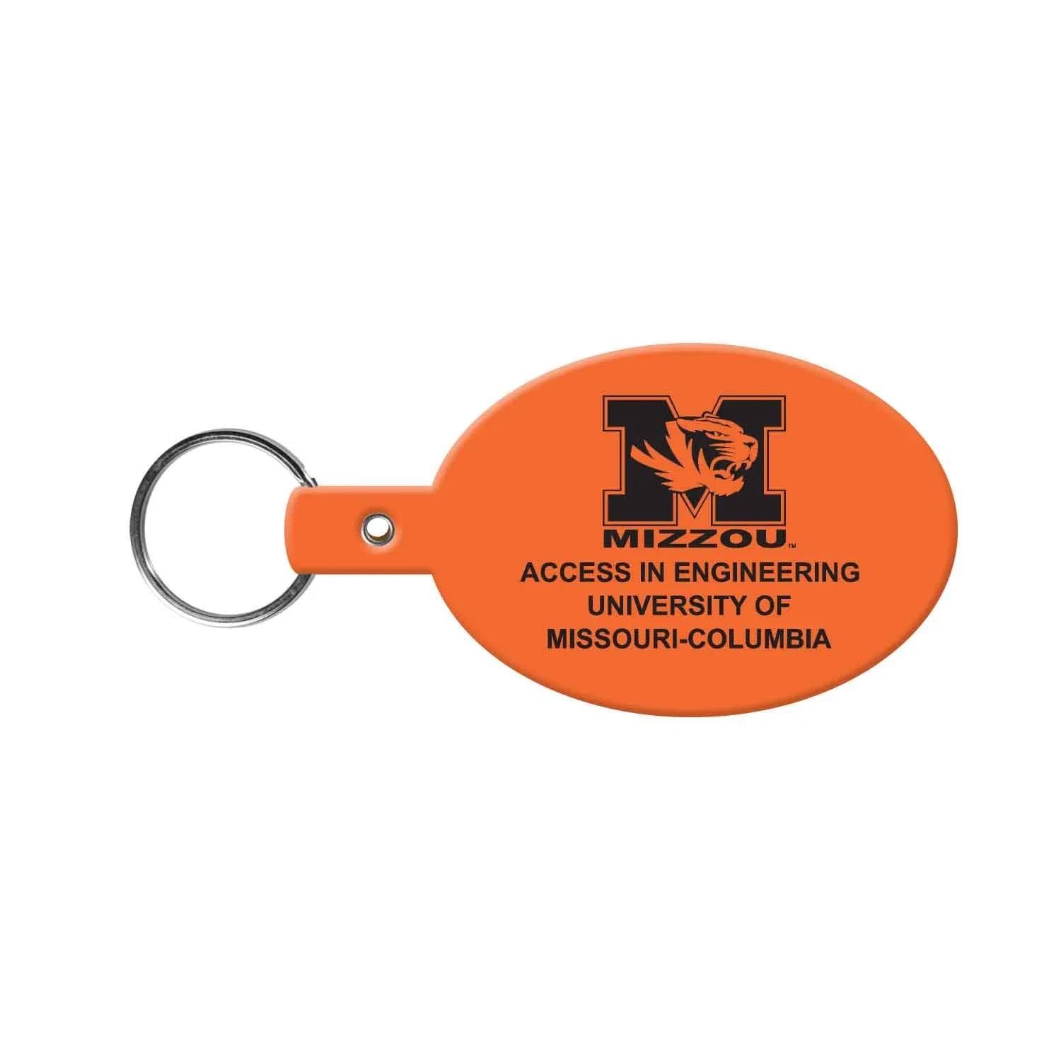 Oval Flexible Key Tag — view 3