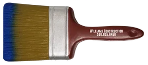 Imprinted Paint Brush Stress Reliever