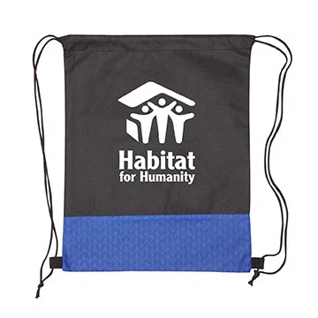 Pathway Non-Woven Drawstring Backpack — view 4