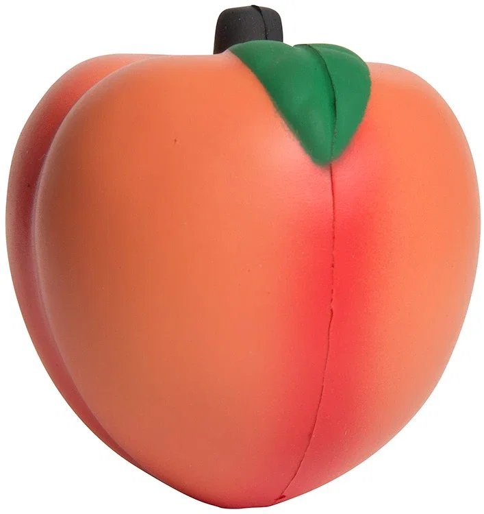 Promotional Peach Stress Reliever — view 2