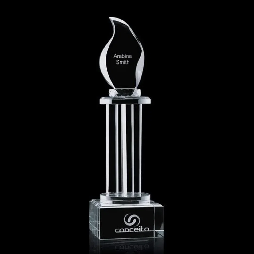 Custom Pinto Flame Optical Award