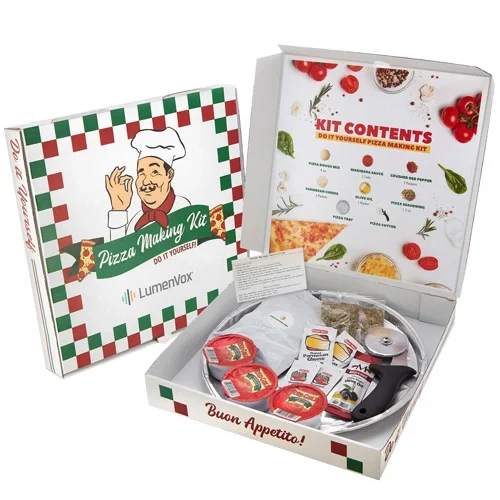 Custom Pizza Making Kit With Ingredients — view 2