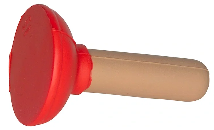 Custom Printed Plunger Stress Reliever — view 2