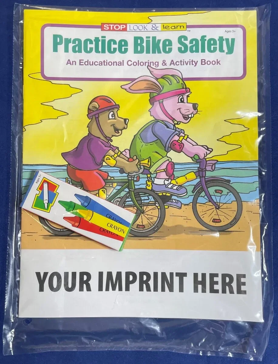 Practice Bike Safety Coloring Book — view 3