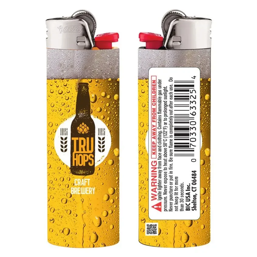 Custom Printed BIC Logo Lighter (Full Color Imprint) — view 2