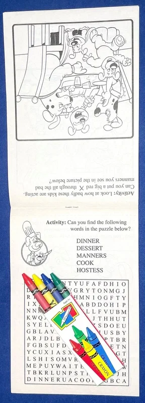 Custom Printed Eating Out is Fun Kids Activity Pad - Fun Learning — view 3