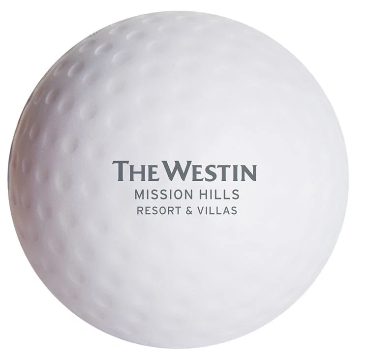 Custom Printed Golf Ball Stress Reliever — view 2