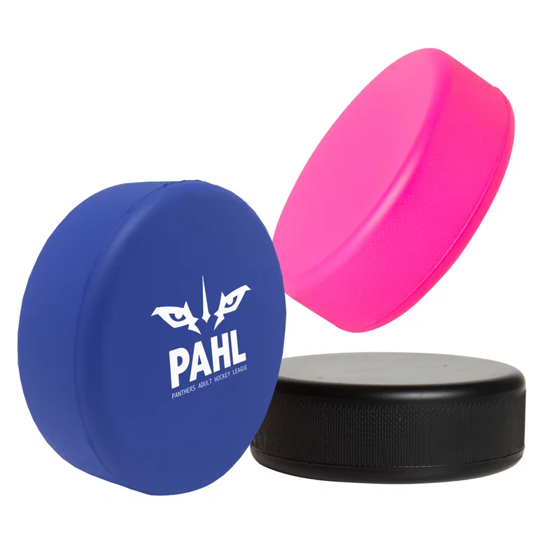 Custom Printed Hockey Puck Stress Reliever