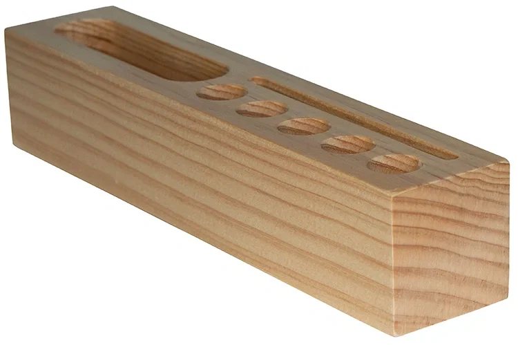 Custom Printed Wood Desk Organizer — view 2