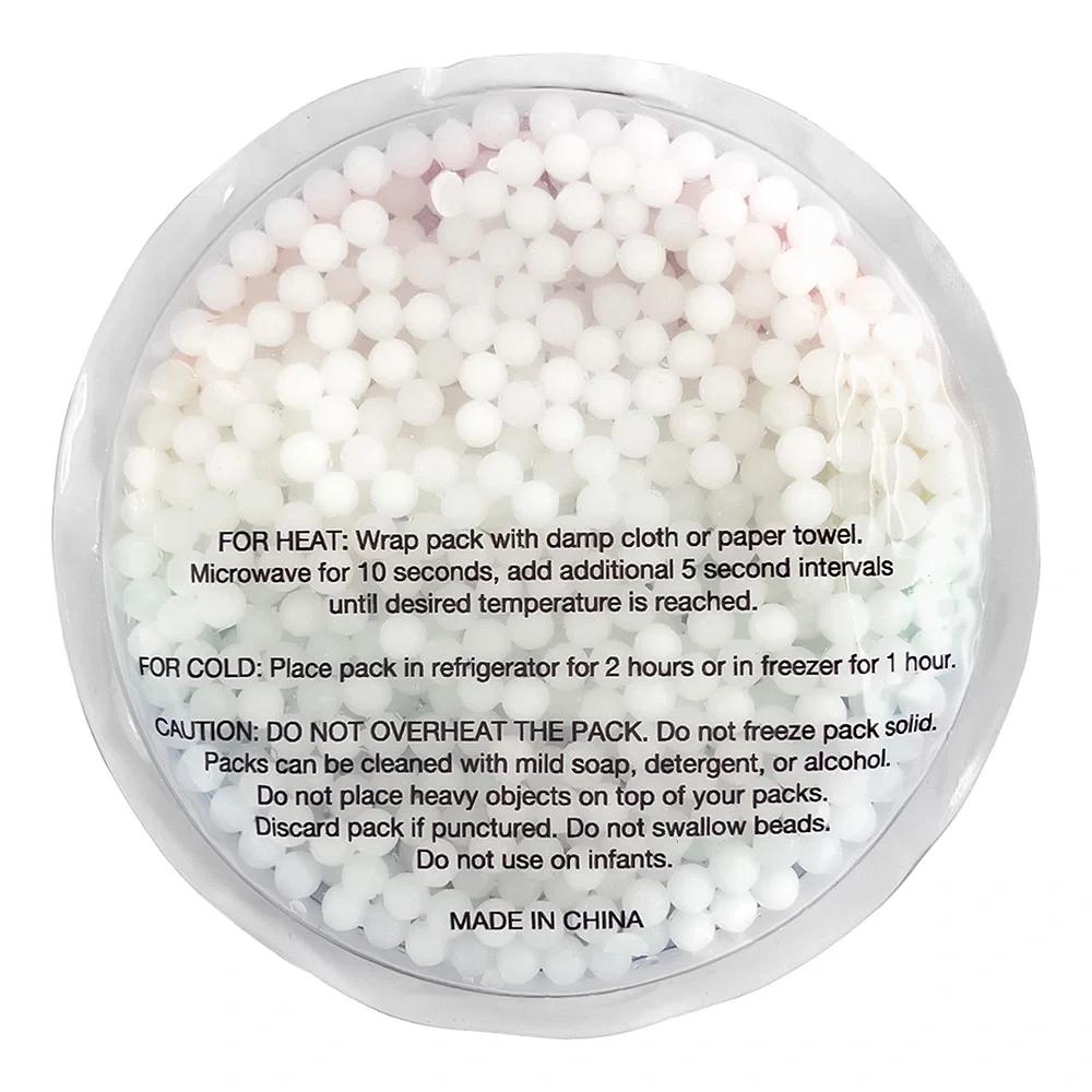 Rainbow Gel Beads Hot/Cold Pack Circle — view 4