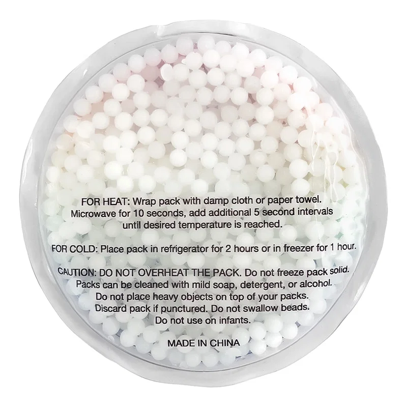 Rainbow Gel Beads Hot/Cold Pack Circle — view 4