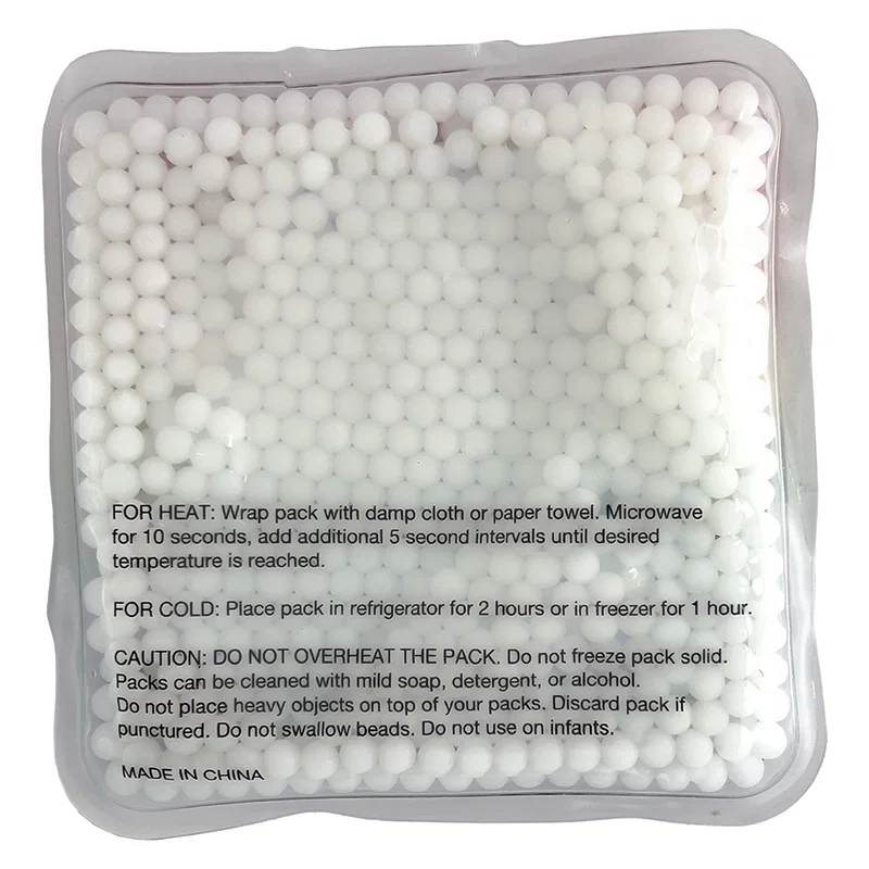 Rainbow Gel Beads Hot/Cold Pack Square — view 2