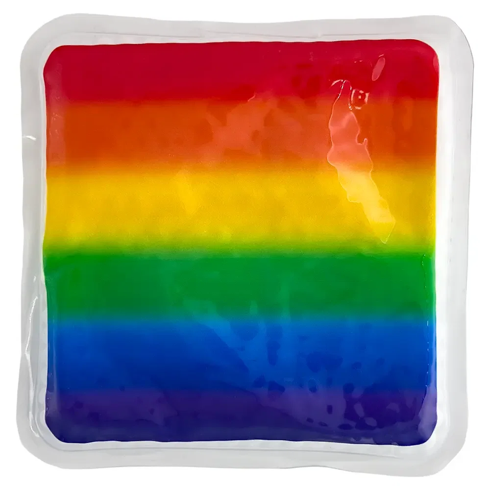 Rainbow Gel Beads Hot/Cold Pack Square — view 3