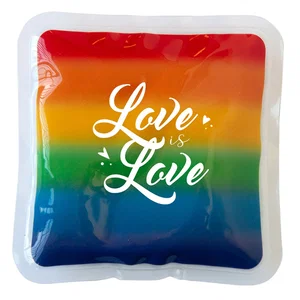 Rainbow Gel Beads Hot/Cold Pack Square