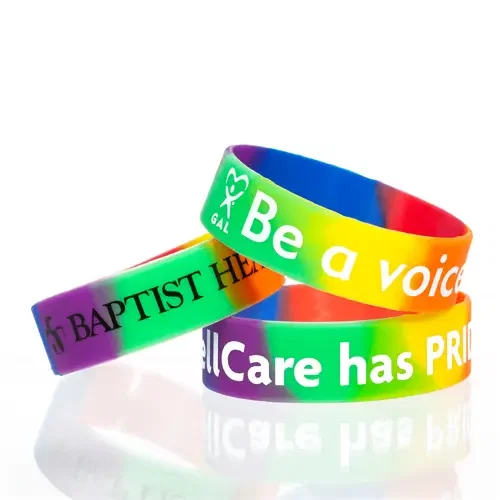Custom Rainbow Pride Wristband (4 Sizes) — view 3