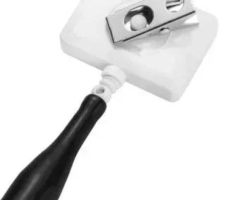 Rectangle Badge Reel Pen Holder — view 3