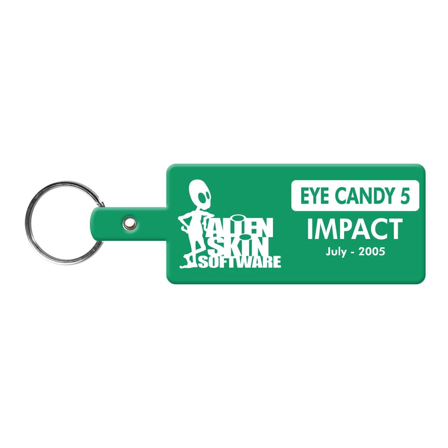 Rectangle Flexible Key Tag — view 3