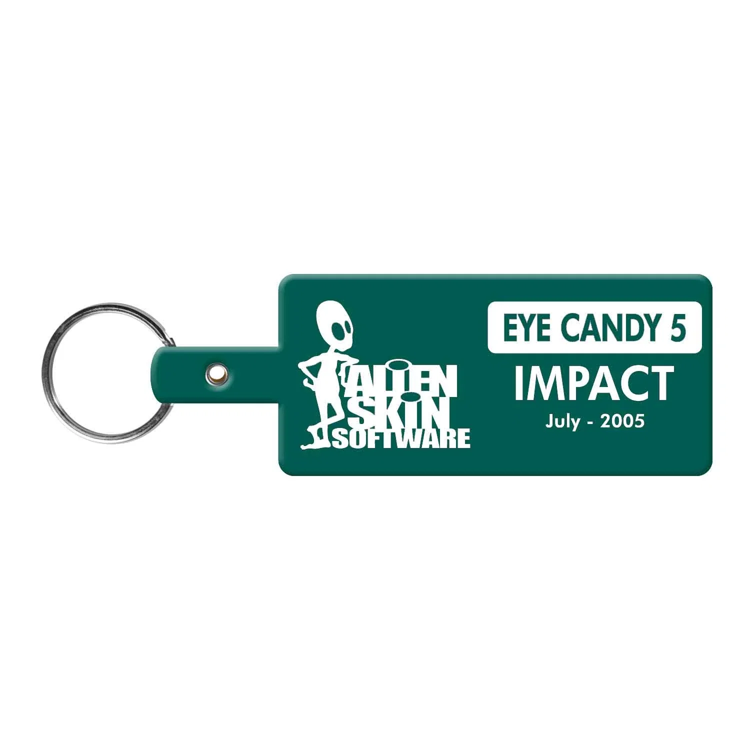 Rectangle Flexible Key Tag — view 4