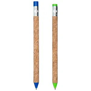 Logo Recycled Cork Pencil Pen