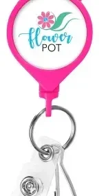 Custom Retractable Lanyard with Badge Reel & Dual Attachment — view 6
