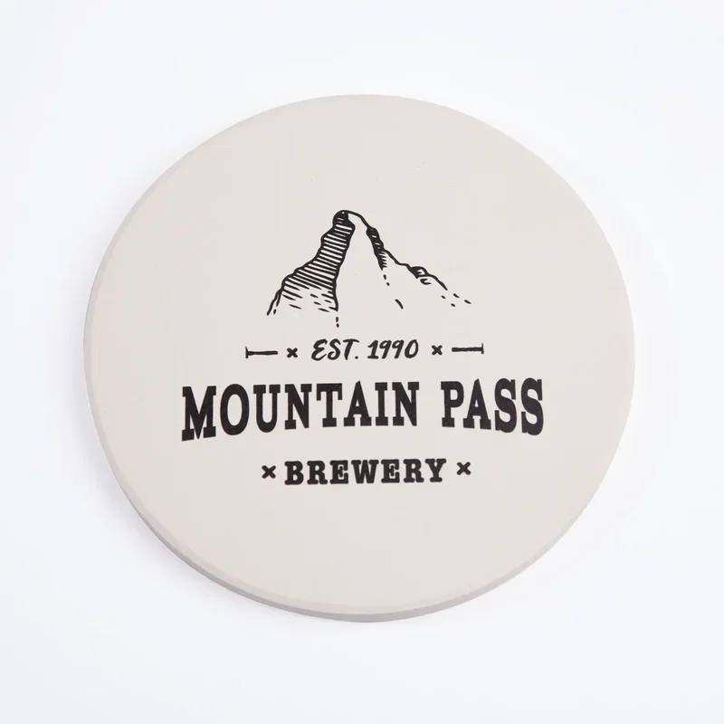 Custom Logo Ceramic Coasters