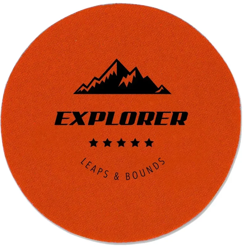 Personalized Round Foam Coasters — view 13