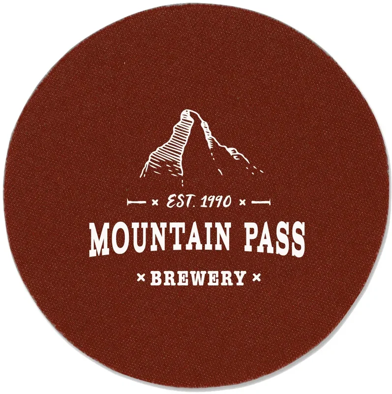 Personalized Round Foam Coasters — view 14