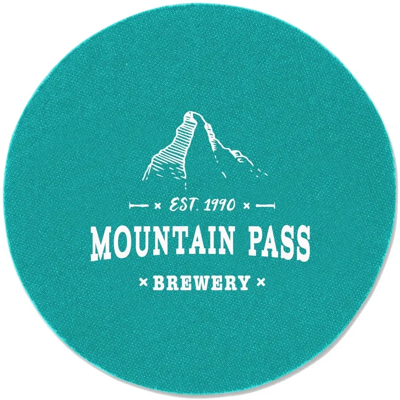 Personalized Round Foam Coasters — view 15