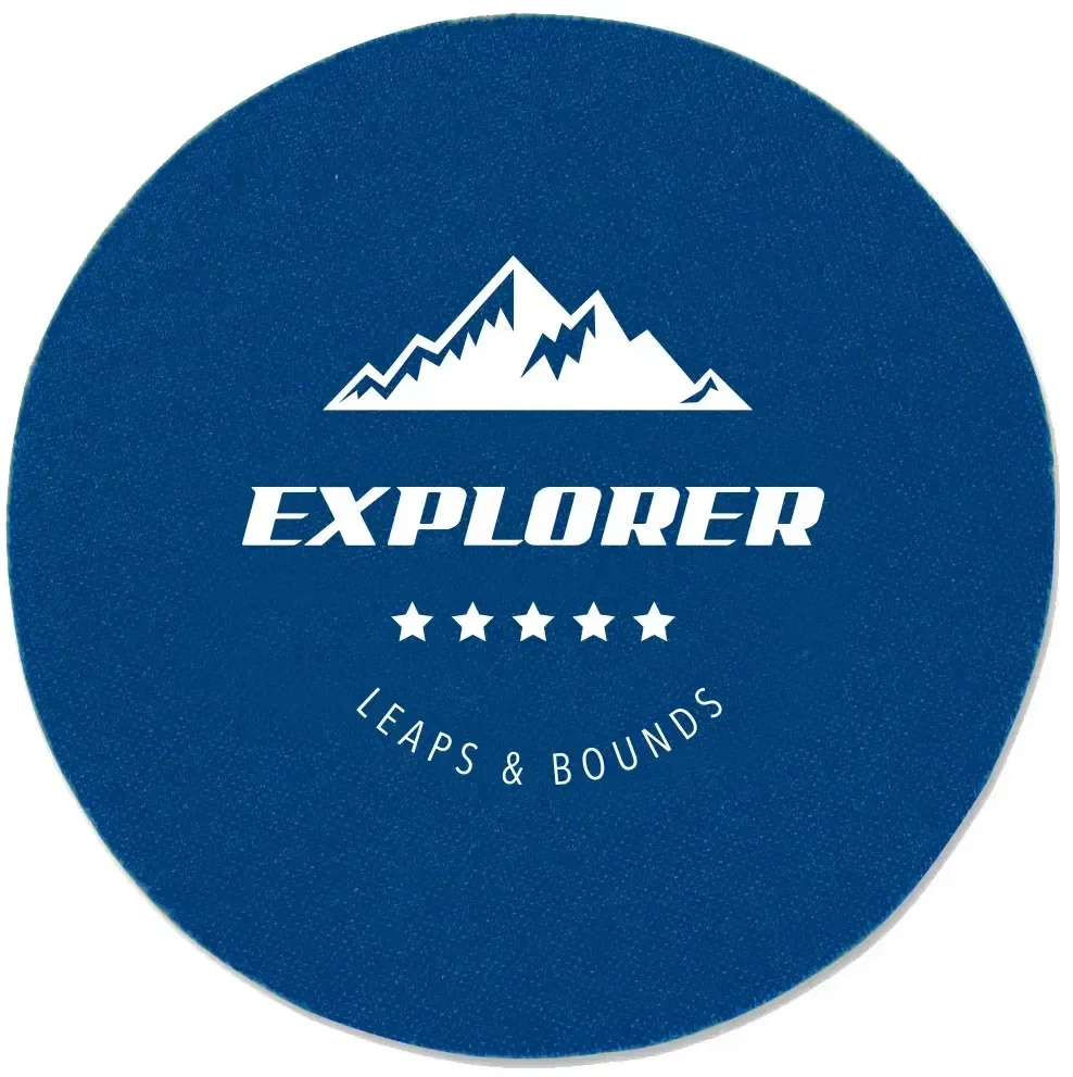 Personalized Round Foam Coasters — view 2