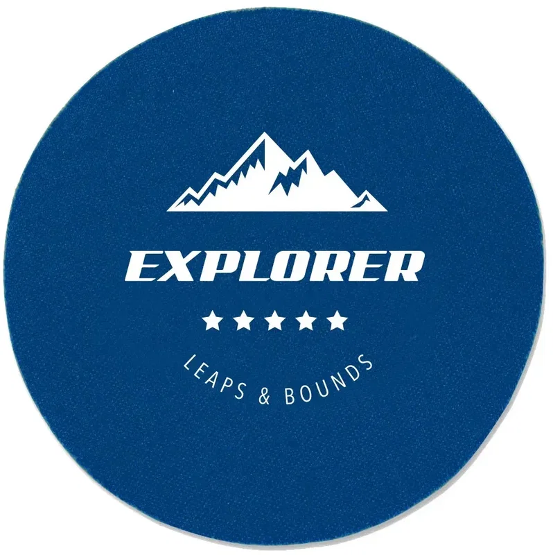Personalized Round Foam Coasters — view 2