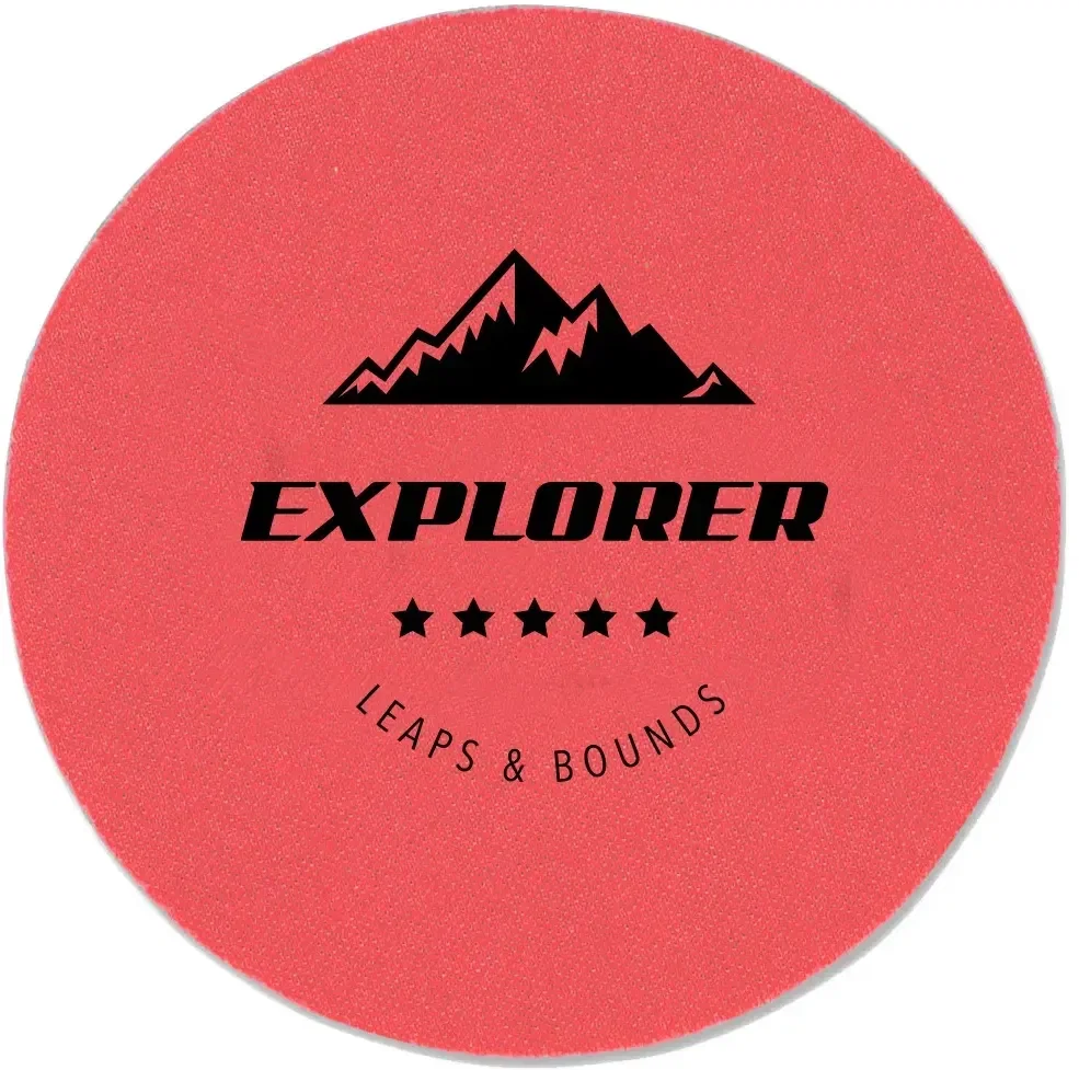Personalized Round Foam Coasters — view 3