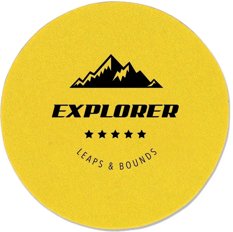 Personalized Round Foam Coasters — view 6