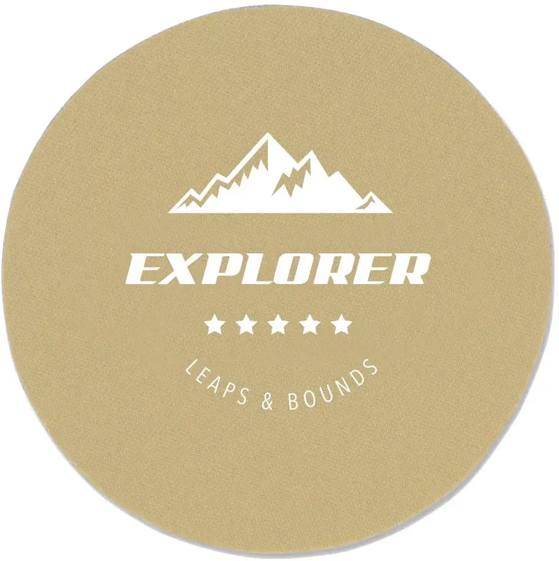Personalized Round Foam Coasters — view 8