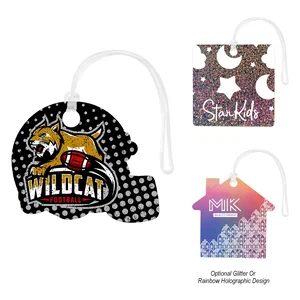 Custom Shape Acrylic Luggage Tag Up To — 4 Sizes