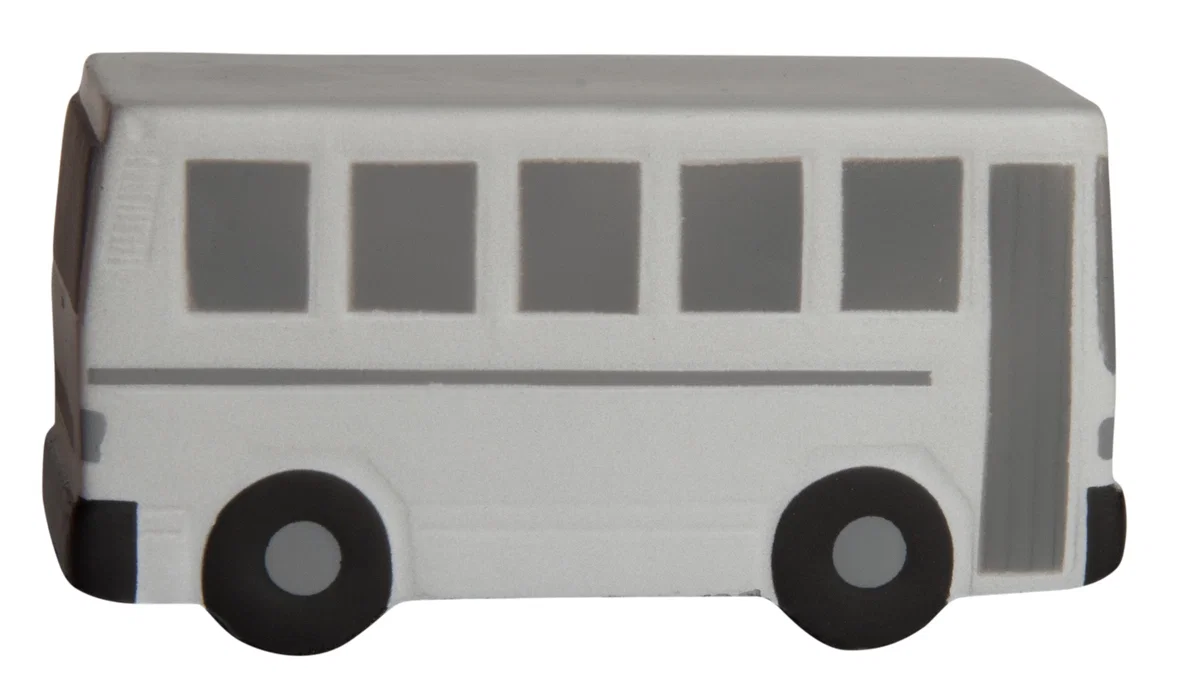 Custom Printed Shuttle Bus Stress Reliever — view 3