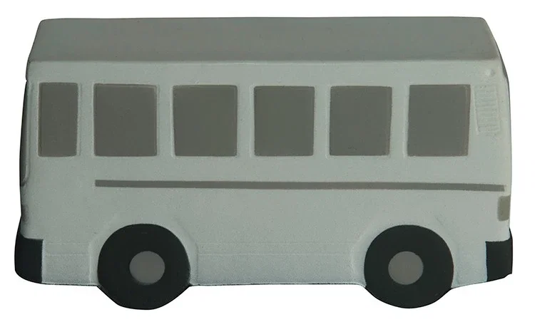 Custom Printed Shuttle Bus Stress Reliever — view 4