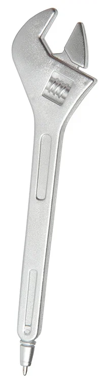 Imprinted Silver Wrench Tool Pen — view 2