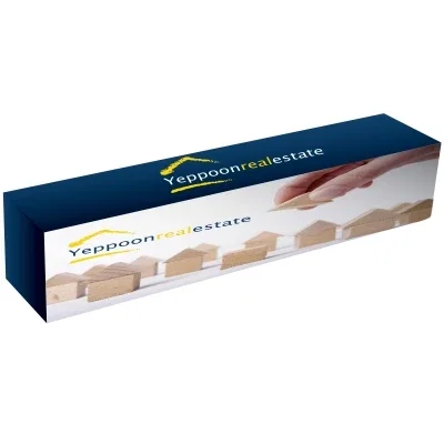 Single serve cocoa packet in one of four offered sizes