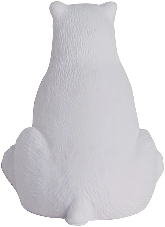 Sitting Polar Bear Stress Reliever — view 3