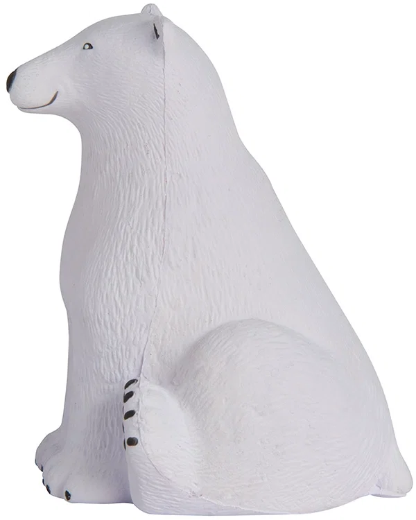 Sitting Polar Bear Stress Reliever — view 4