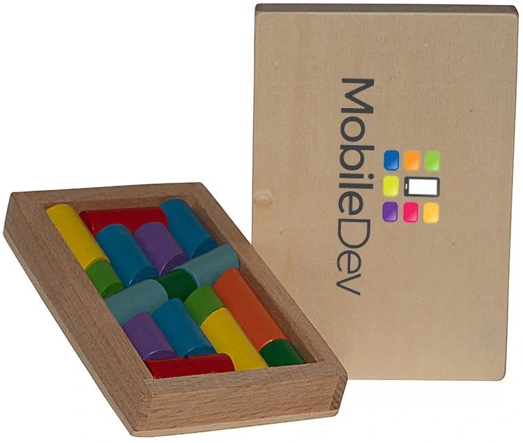 Imprinted Small Log Puzzle — view 2