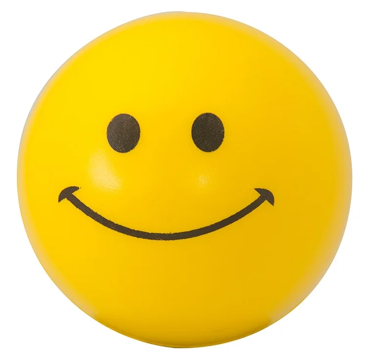 Custom Smiley Face Stress Reliever — view 3