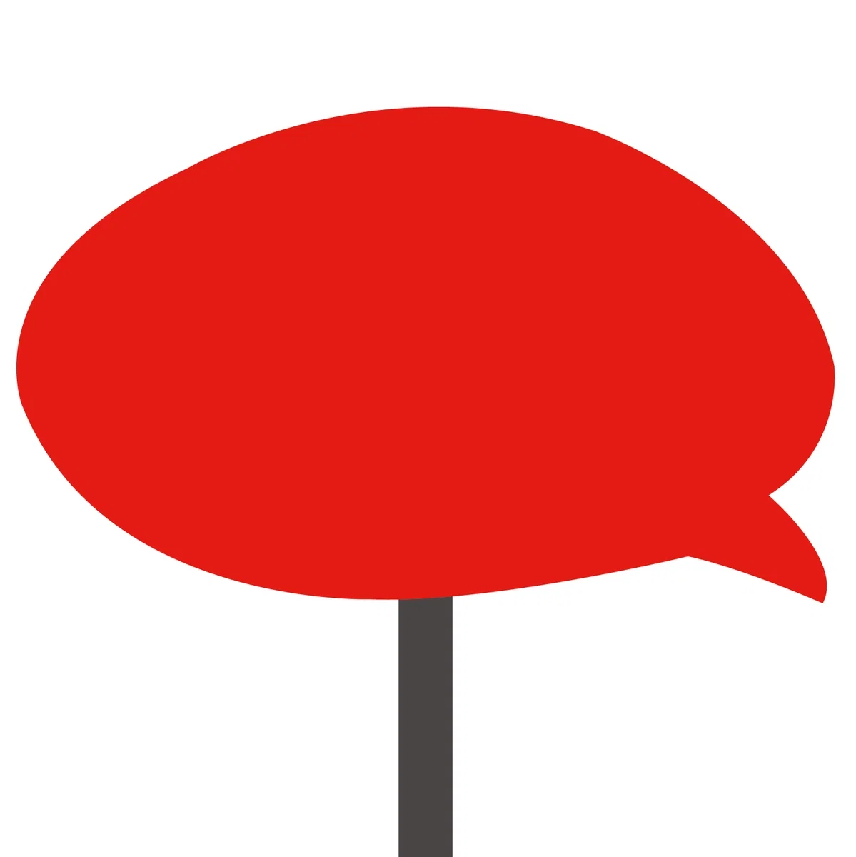 Speech Bubble Topper — view 2