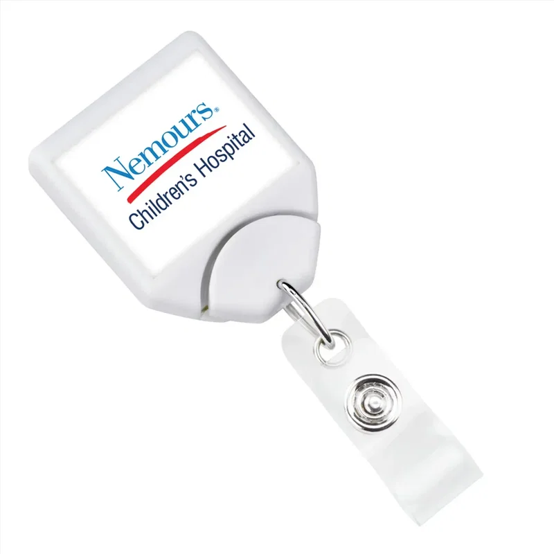 LogoClip Badge Reel - Custom Square (100 Pack) — view 5