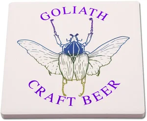 Personalized Square Ceramic Coasters with Logo