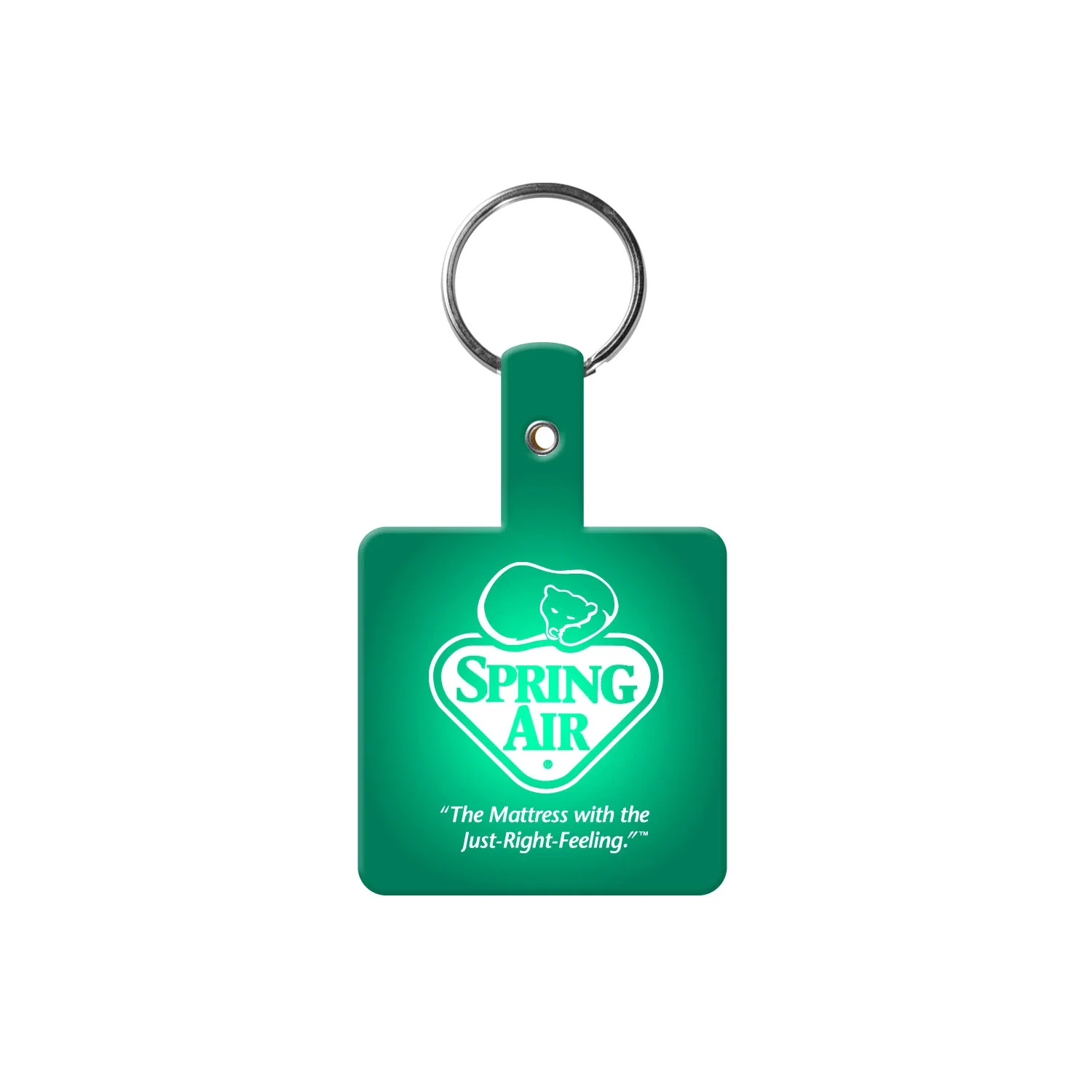 Square Flexible Key Tag — view 2