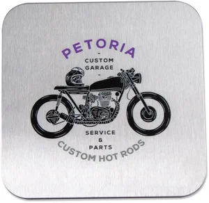 Personalized Stainless Steel Coasters - Square