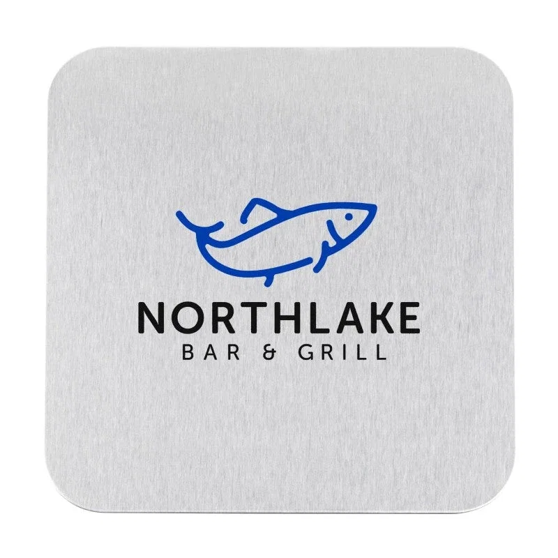 Stainless Steel Square Coaster — view 4