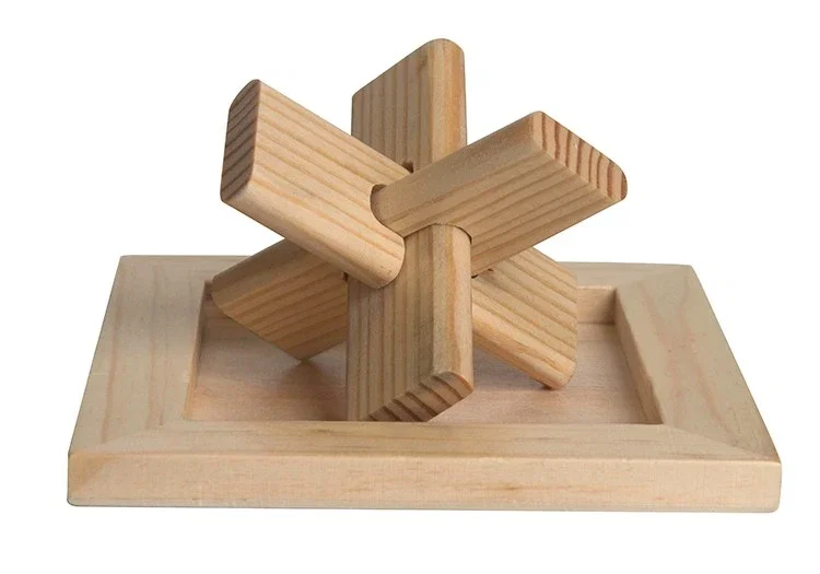 Personalized Wooden Star Puzzle — view 5