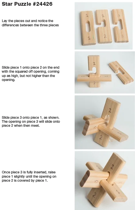 Personalized Wooden Star Puzzle — view 6